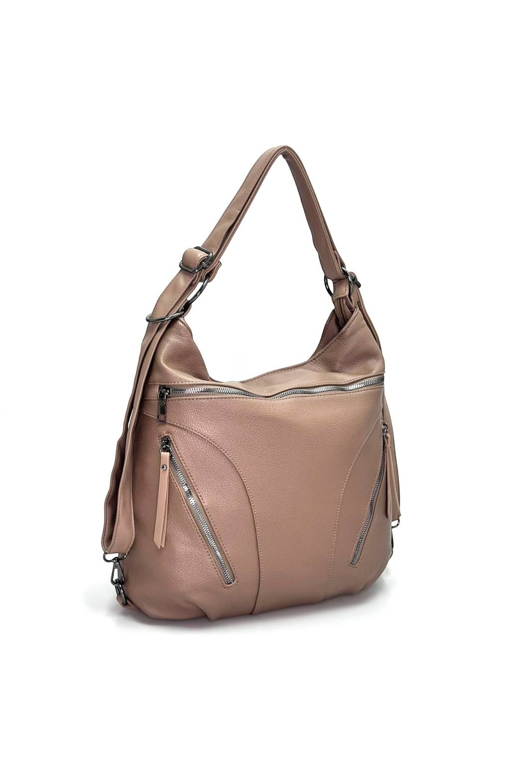 Dámska kabelka/ruksak 3v1 LH2501 tmavo béžová