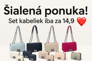 Nájdeš tu👉https://www.kabelky-vypredaj.eu/sety-2/